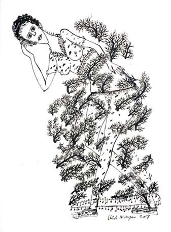 Medium: 'Chinese Ink on Paper', Size:'76 x 56 cm'