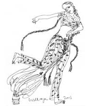 Medium: 'Chinese Ink on Paper', Size:'31 x 23 cm'