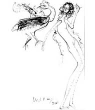 Medium: 'Chinese Ink on Paper', Size:'31 x 23 cm'