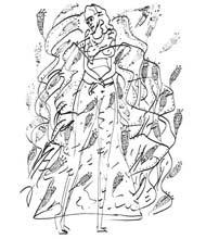 Medium: 'Chinese Ink on Paper', Size:'31 x 23 cm'