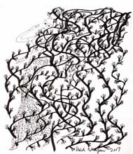 Medium: 'Chinese Ink on Paper', Size:'31 x 23 cm'