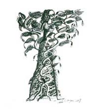 Medium: 'Chinese Ink on Paper', Size:'76 x 56 cm'