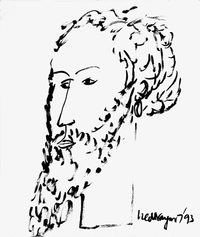 Medium: 'Chinese ink on Paper', Size:'58 x 45 cm'