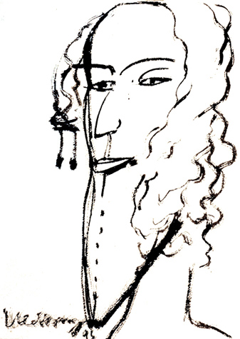 Medium: 'Chinese ink on Paper', Size:'58 x 45 cm'