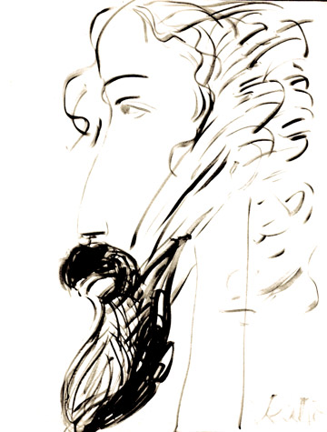 Medium: 'Chinese ink on Paper', Size:'58 x 45 cm'