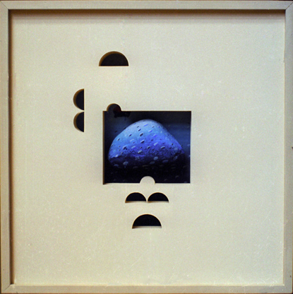 Medium: 'Hard Edge Paper, Paper Pulp, Gouach Paints, Acrylic & Wood', Size: '30 x 26 inch'