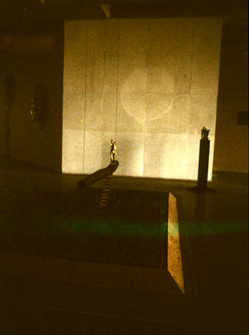 'An Installation with growing paddy field', 'Exhibited in 5th International Triennale - India Awarded Communication Certificate by the International Jury Collection: Masanori Fukuoka'