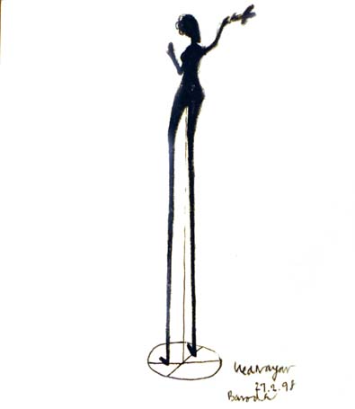 Chinese Ink on Paper', Size:'40 x 30 cm'