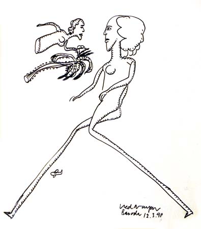 Chinese Ink on Paper', Size:'40 x 30 cm'