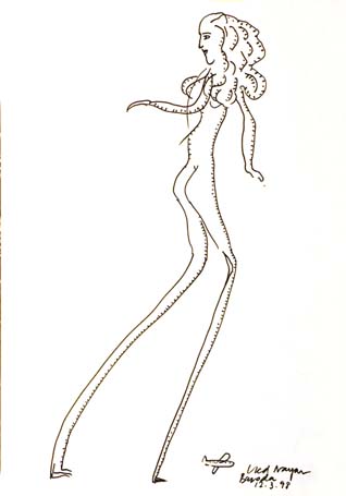 Chinese Ink on Paper', Size:'40 x 30 cm'