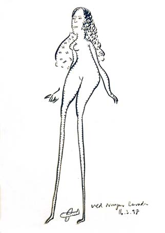 Medium: 'Chinese Ink on Paper', Size:'58 x 45 cm'