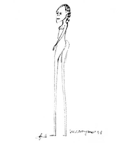 Medium: 'Chinese Ink on Paper', Size:'58 x 45 cm'