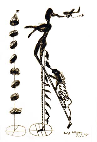 Chinese Ink on Paper', Size:'40 x 30 cm'