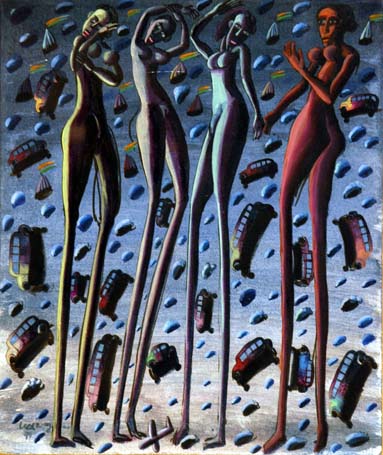 Medium: 'Gouache on Paper', Size:'45 x 31 cm'