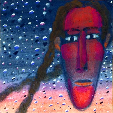 Medium: 'Gouache on Paper', Size:'31 x 31 cm'