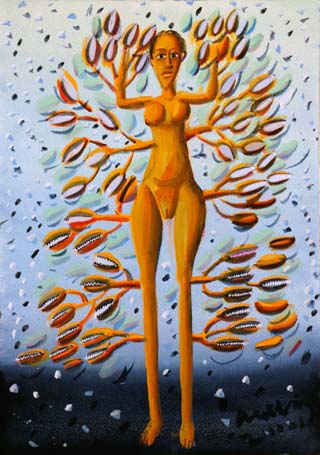 Medium: 'Gouache on paper', Size: '45 x 31 cm'