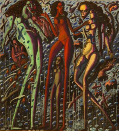 Medium: 'Gouache on Paper', Size:'45 x 31 cm'